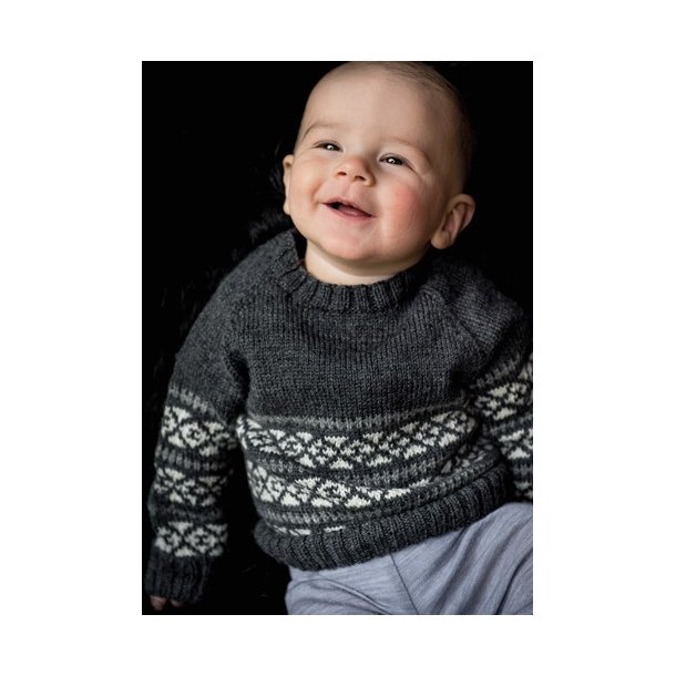babytrøje - gratis PDF - Baby - gratis strikkeopskrifter - Hanne