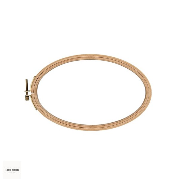 Broderi Ramme fra Permin, Oval 20 x 12 cm 