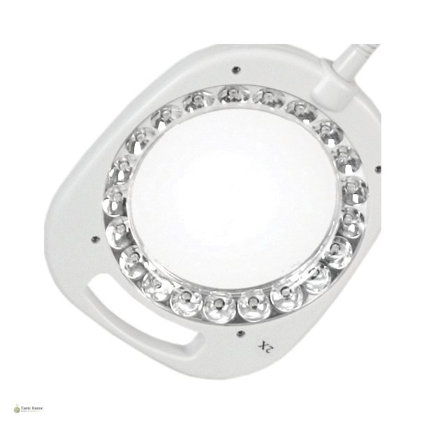 Broderilampe 3 i 1 fra PURElite  - luplampe,  gulvlampe, bordlampe eller klemlampe 