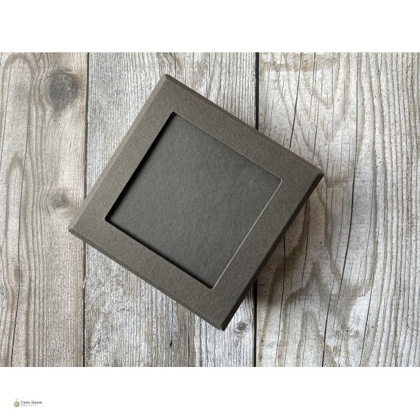 �ske til montage af broderi, 13,5 x 13,5 cm, h�jde 5 cm