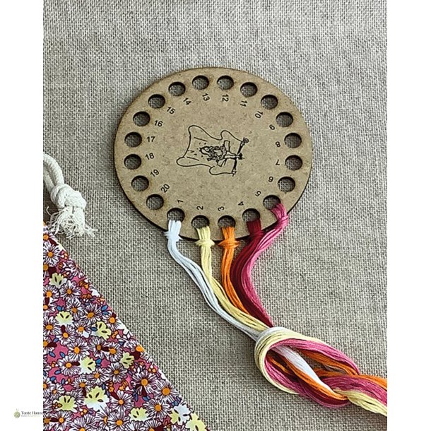 Tr�dholder til broderigarn Rund 