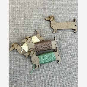 Gravhund garnvindsel til broderigarn, 1 stk. 