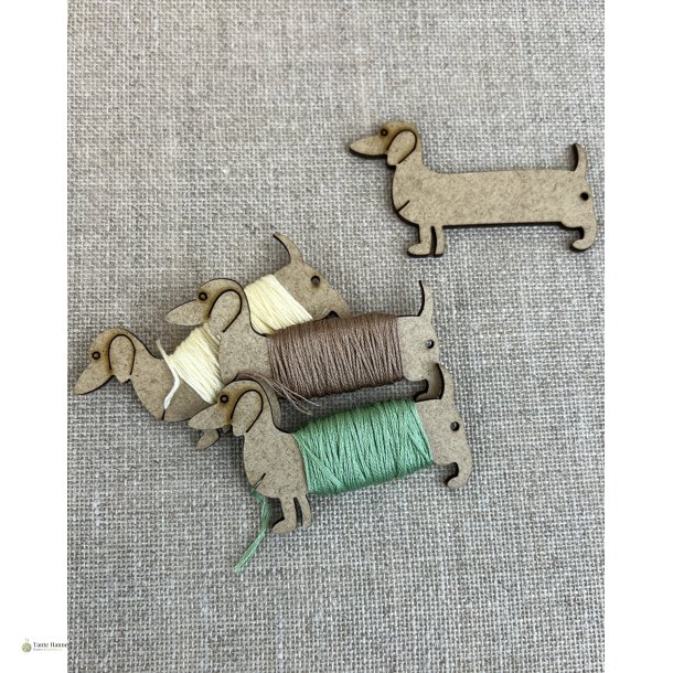 Gravhund garnvindsel til broderigarn, 1 stk. 