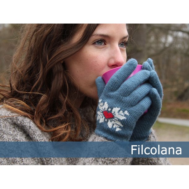 Fritagelse Persona Motherland Vinterhjerte handsker fra Filcolana, gratis pdf-opskrift - Opskrifter Damer  og Herre - Tante Hanne