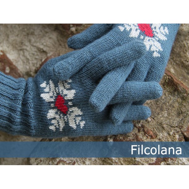 Fritagelse Persona Motherland Vinterhjerte handsker fra Filcolana, gratis pdf-opskrift - Opskrifter Damer  og Herre - Tante Hanne