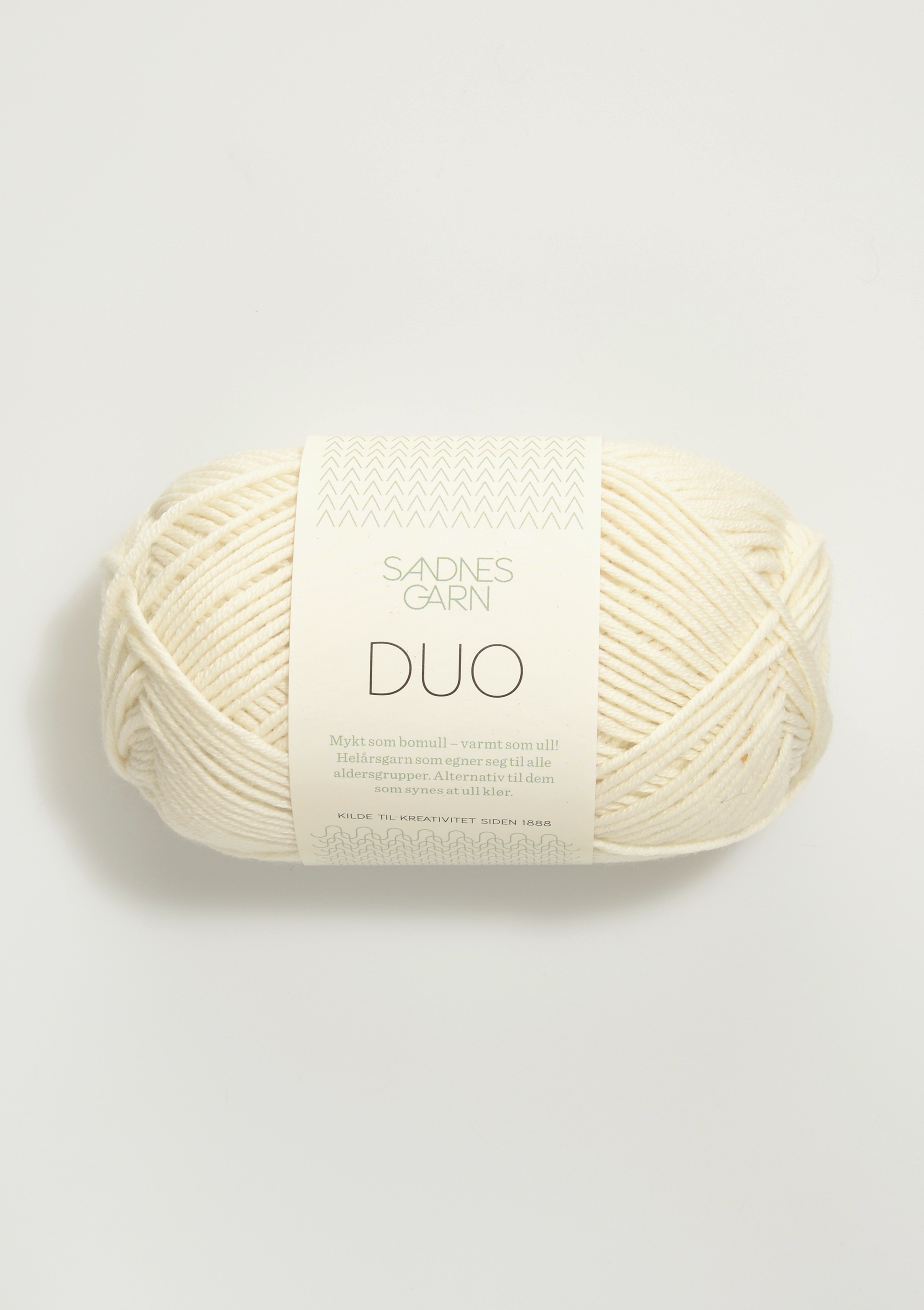 Sandnes Duo garn (22 m =10 cm)